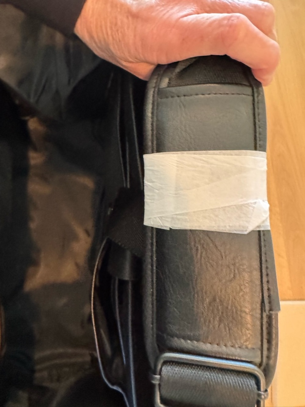 BEIS Black Mini Weekender Tote - Picture 3 of 5